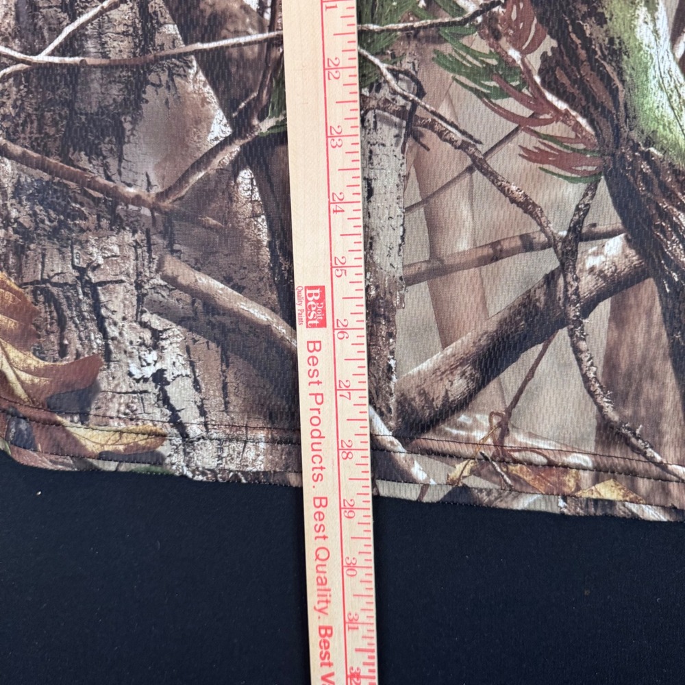 Realtree AP Camo Long Sleeve Performance Shirt Mens XL Camouflage Hunting Tee - Picture 7 of 9